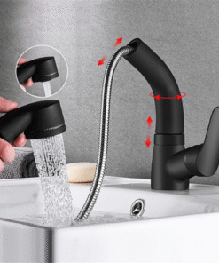 Height Adjustable Pull out Sink Tap