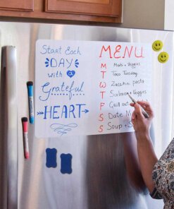 Dry Erase drawing and recording board For Fridge