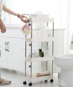 Slim Rolling Storage Basket