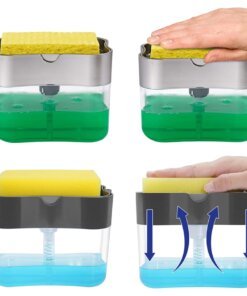 Soap Pump Dispenser and Sponge Holder