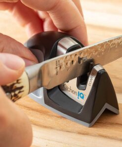 Knife Sharpener Kitchen Sharpener With Comfortable Non-Slip Grip