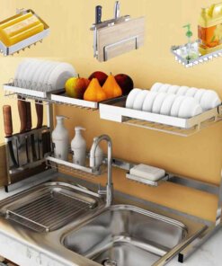Over Sink Dish Rack - Kitchen Accessories Storage Organizer