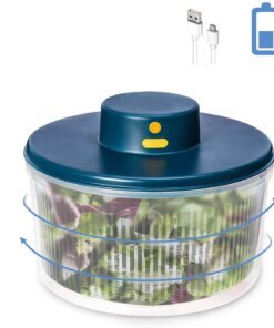 Electric salad spinner