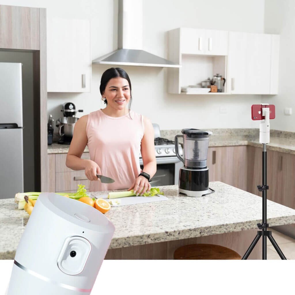 360° Auto Tracking Phone Holder - Top Kitchen Gadget