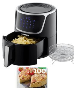 Electric Air Fryer with Dehydrator & 3 Stackable Racks