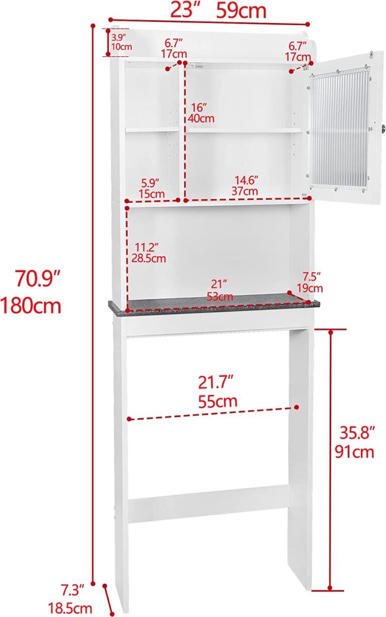 Over The Toilet Bathroom Storage Cabinet - Top Kitchen Gadget