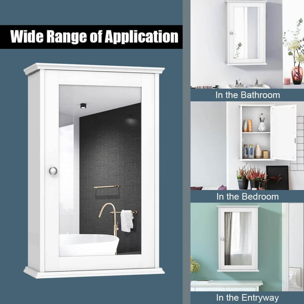 Small Mirrored Medicine Cabinet - Top Kitchen Gadget