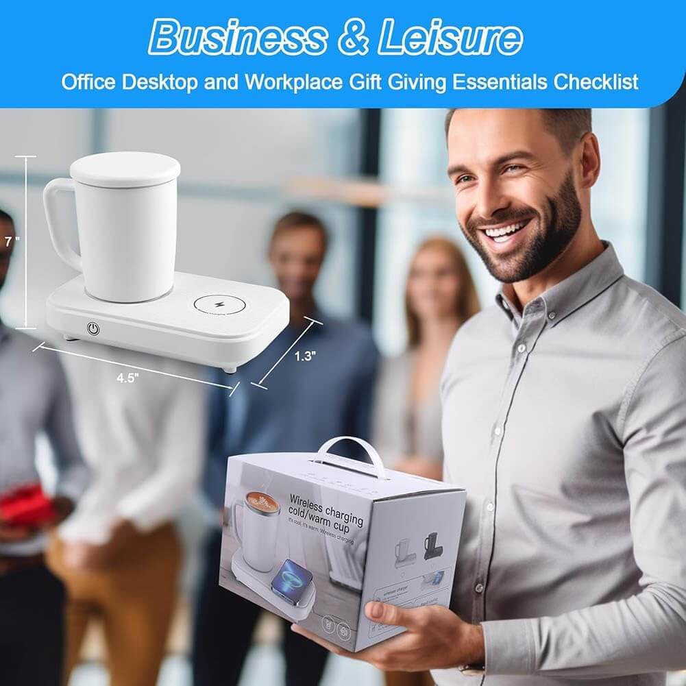 Coffee Mug Warmer & Cooling with Wireless Charging (5)