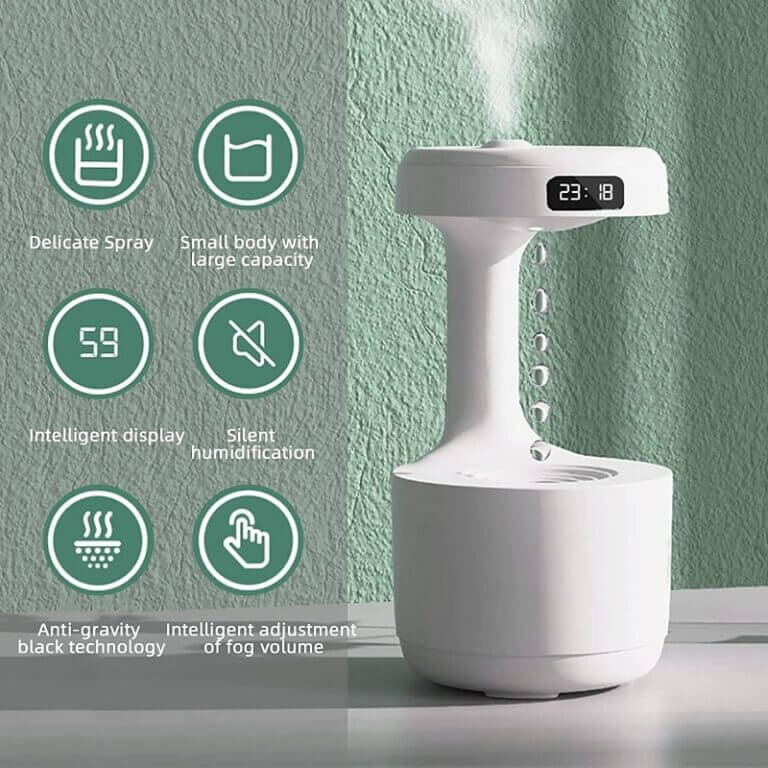 Air Purifier and Levitating Water Drops for Home - Top Kitchen Gadget