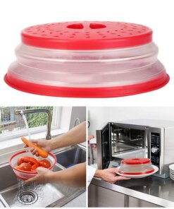 Collapsible Microwave Food Cover BPA free TPR