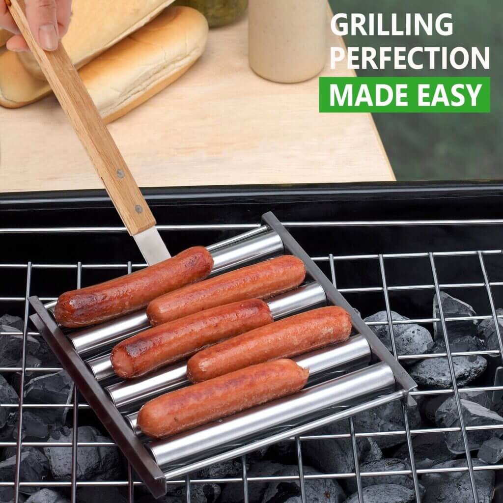 Hot Dog Roller For Evenly Cooked Top Kitchen Gadget Hot dog roller for evenly cooked top kitchen gadget