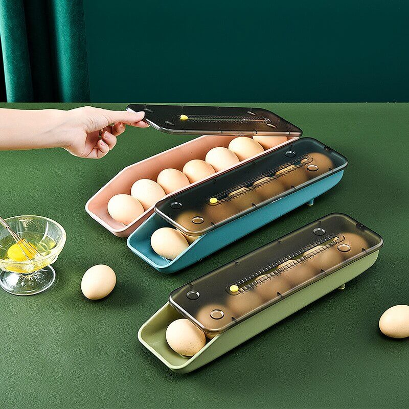 Household-Automatic-Safe-Slide-Egg-Storage-Box-Drop-Proof-Egg-Tray-Egg-Holder-Basket-Closet-Kitchen-3