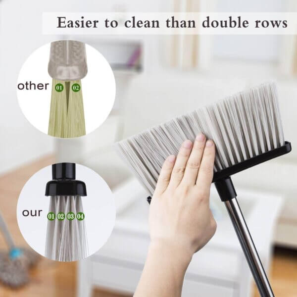 Broom and Dustpan Set for Home with Lid - Top Kitchen Gadget