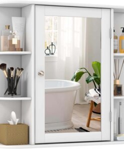 Wall Mounted Bathroom Cabinet with Mirror