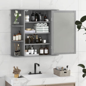 Wall Mounted Bathroom Cabinet with Mirror - Top Kitchen Gadget