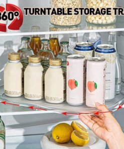 Square Lazy Susan for Refrigerator