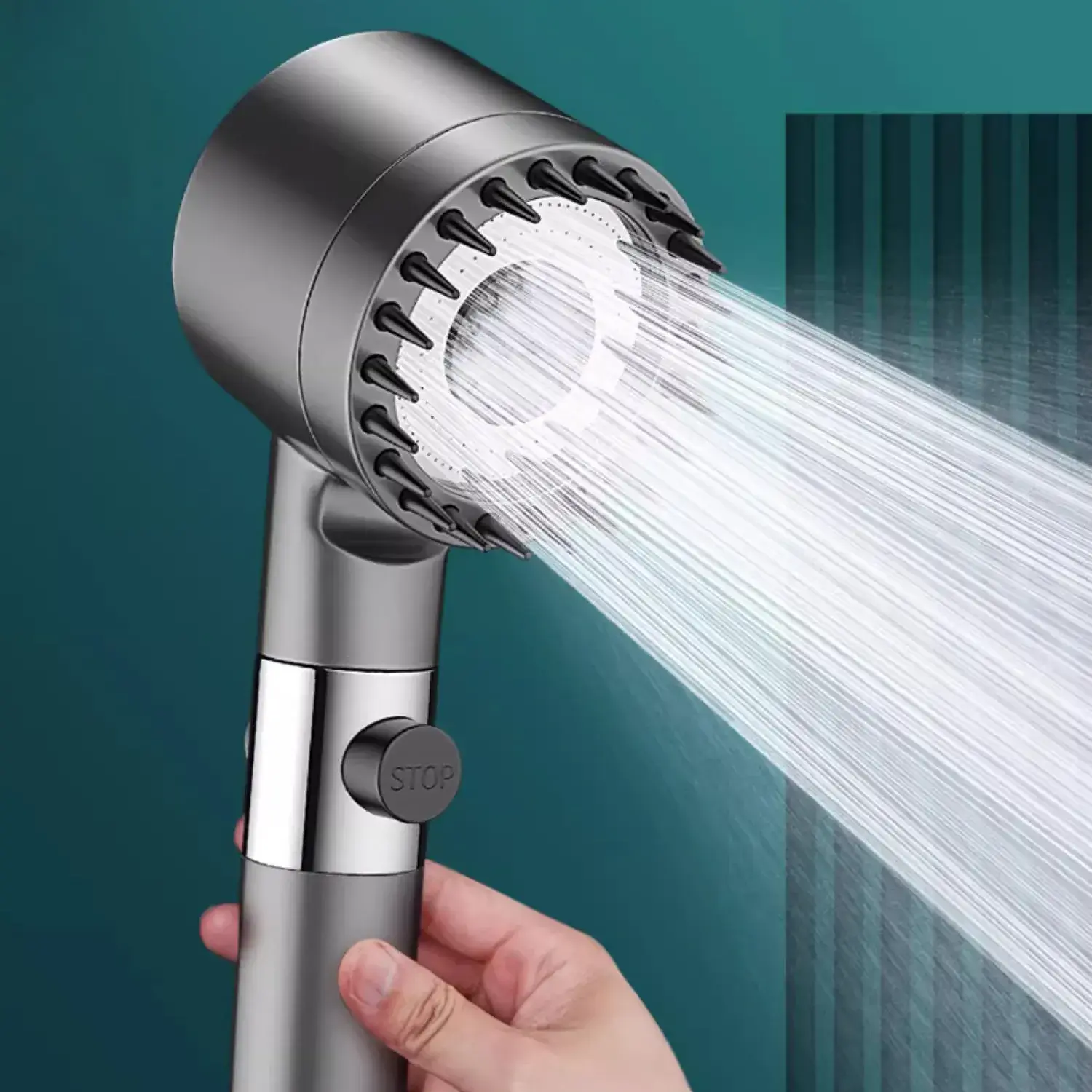 4-Modes-Shower-Head-High-Pressure-Showerhead-One-Key-Stop-Water-Massage-Shower-Head-With-Filter