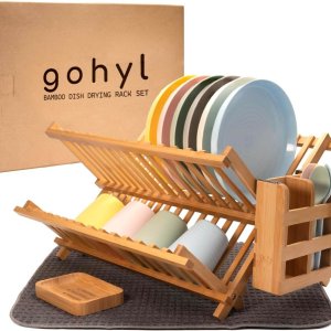 Bamboo Dish Drying Rack