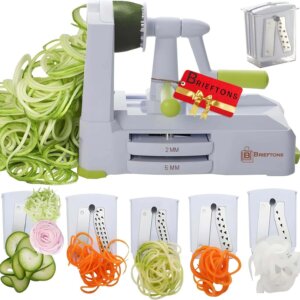 Brieftons 5-Blade Vegetable Spiralizer