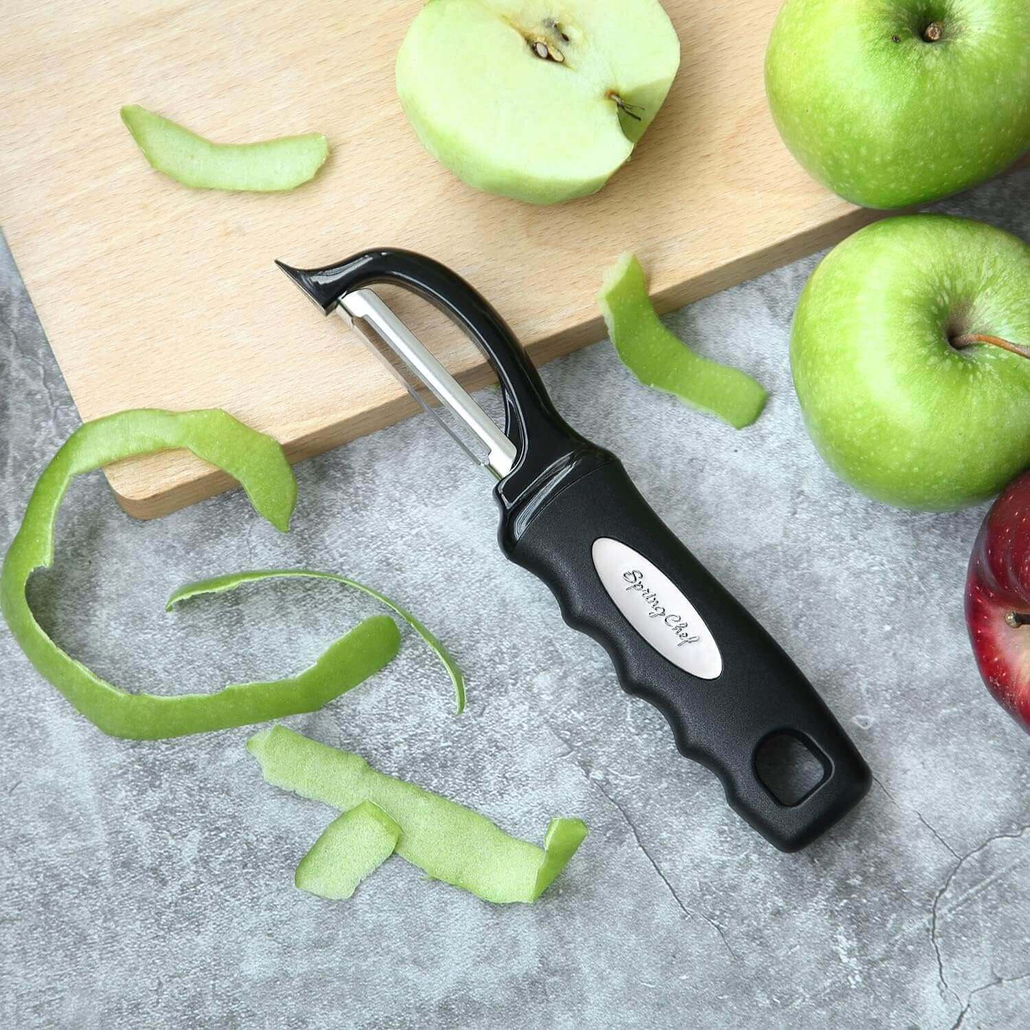 09 Spring Chef Premium Swivel Vegetable Peeler
