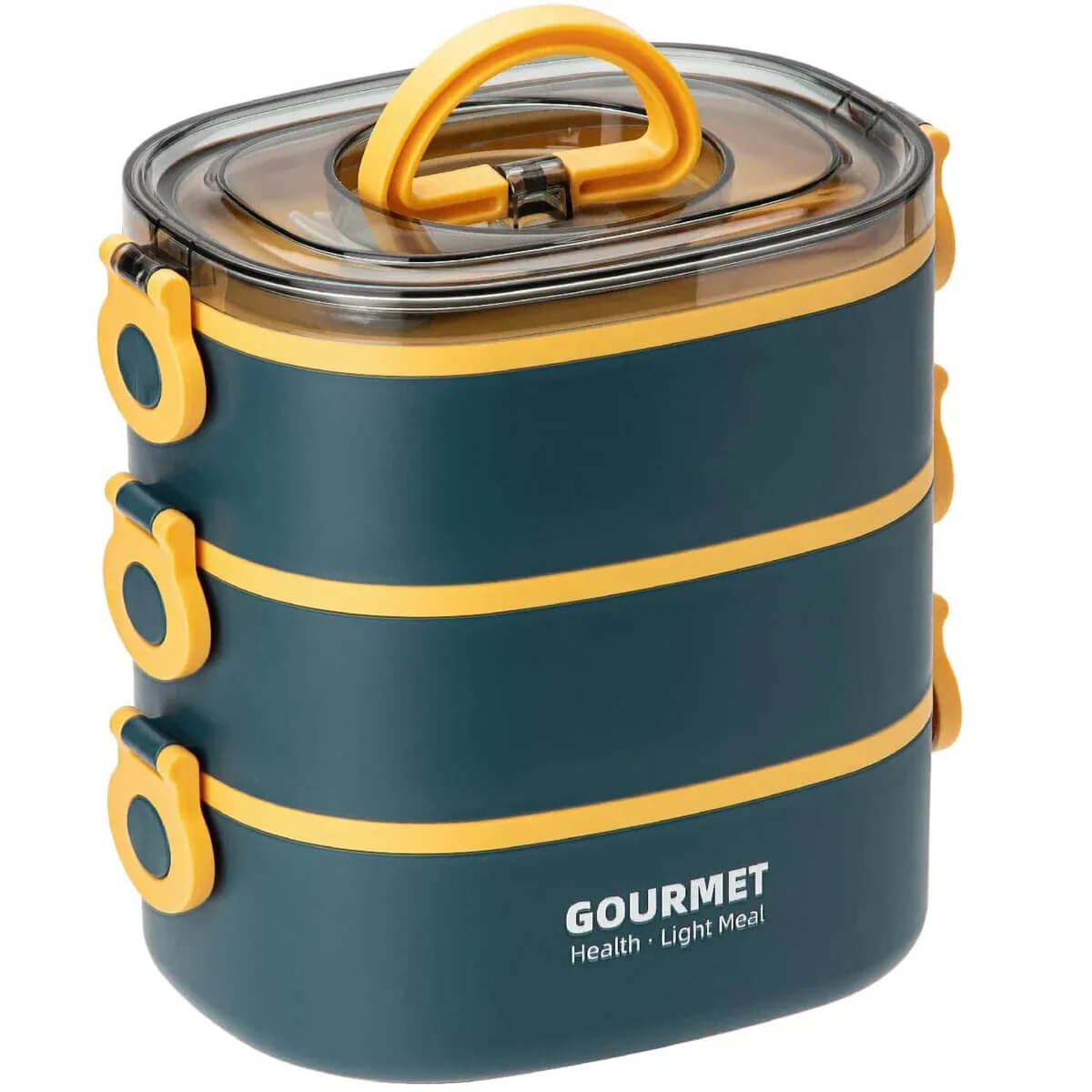 Lunch Box 2000ML 3-Tier Stackable Bento Box