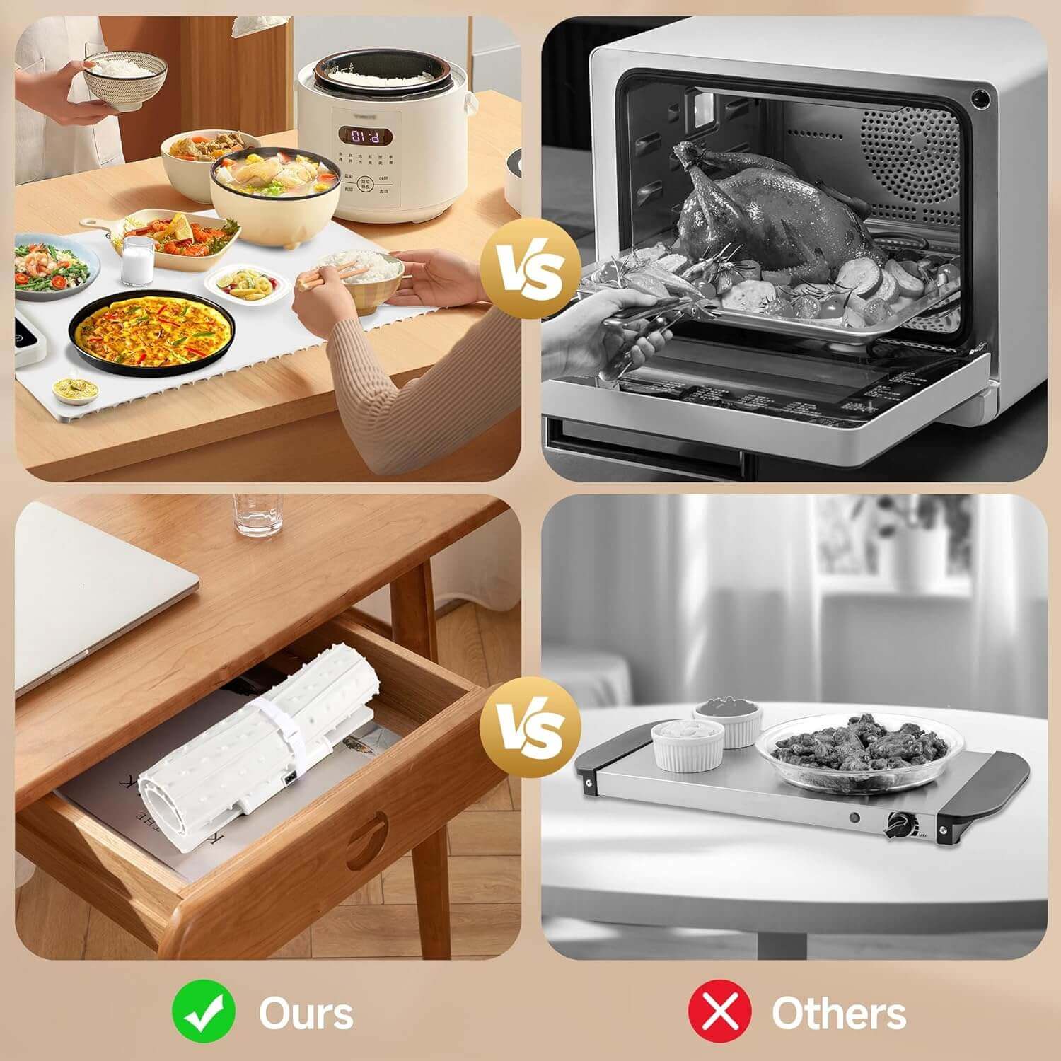 Silicone Warming Tray