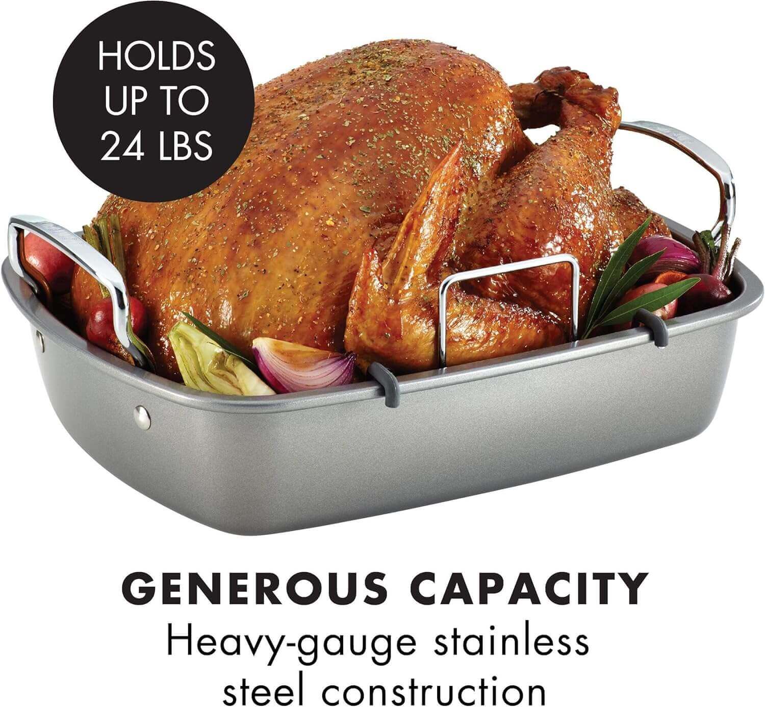 Circulon Nonstick Roasting Pan Roaster with Rack (3)