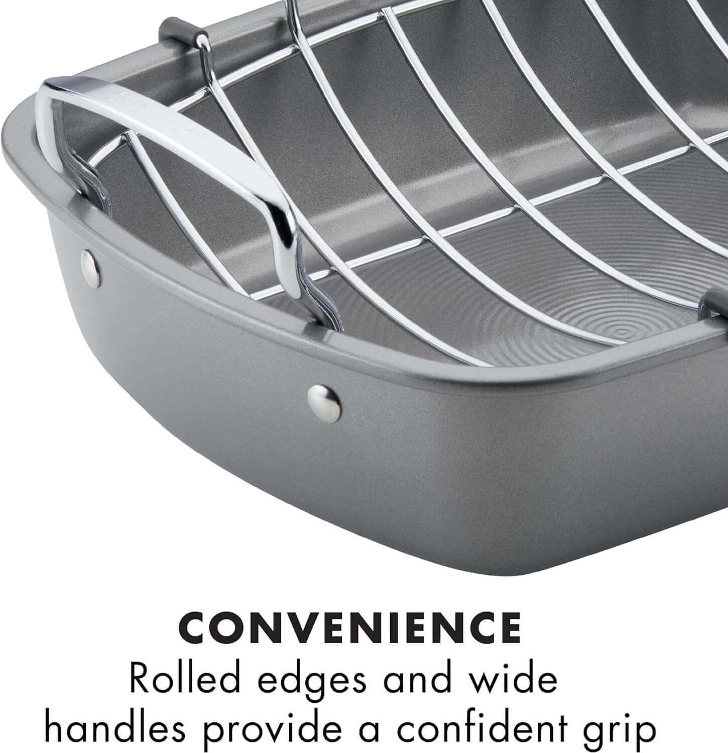 Circulon Nonstick Roasting Pan Roaster with Rack (4)