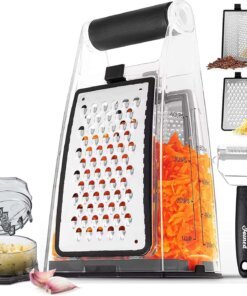 Hand Grater and Vegetable Peeler with Container