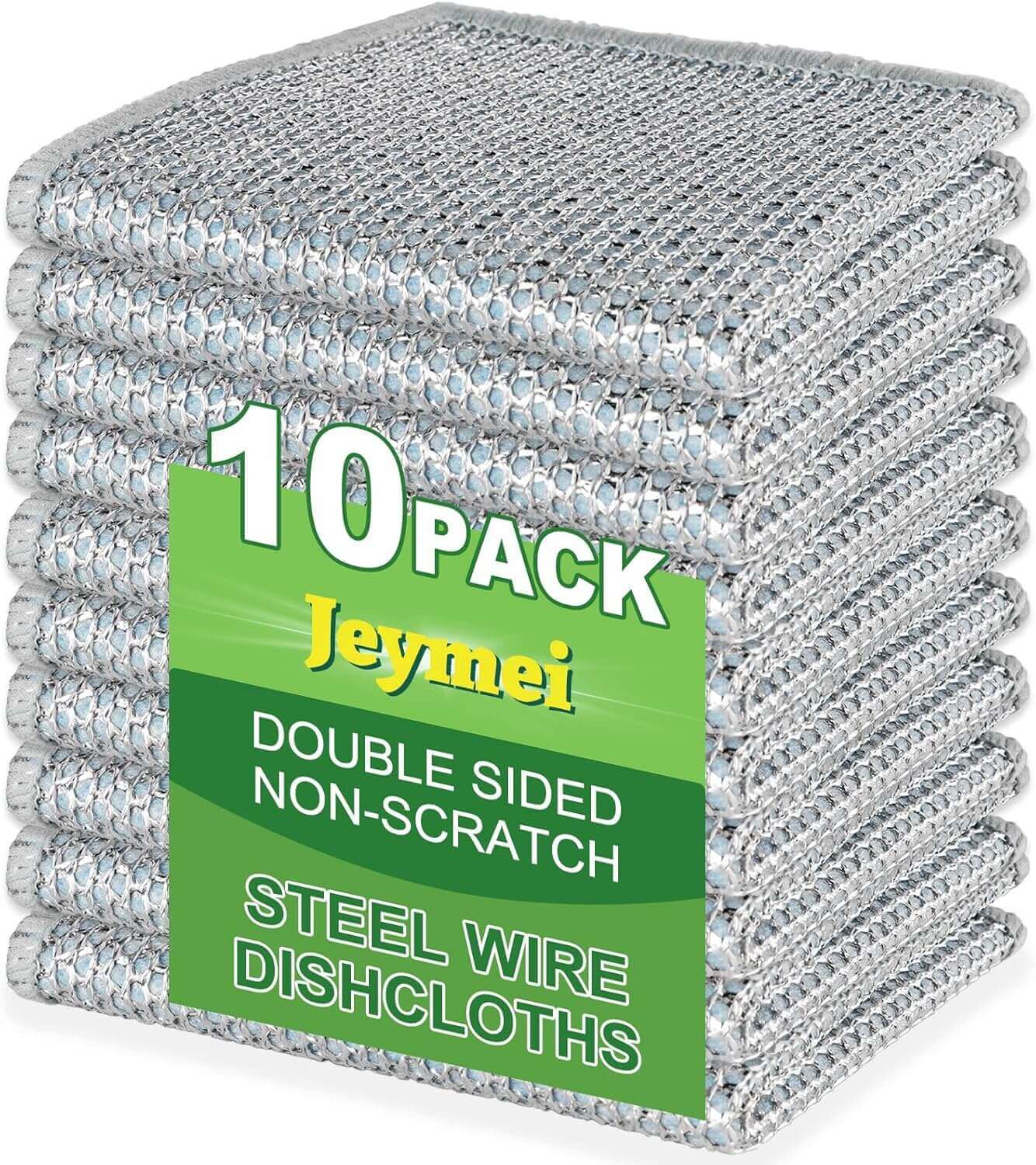 Non Scratch Wire Dishcloth Multipurpose Wire Dishwashing Rag Dishwashing Rag