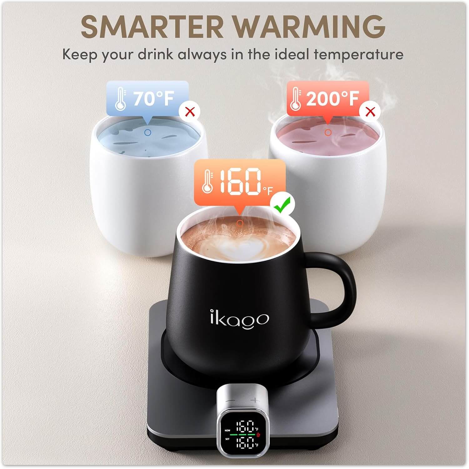 Smart Heated Coffee Mug Warmer & Mug Set (2)