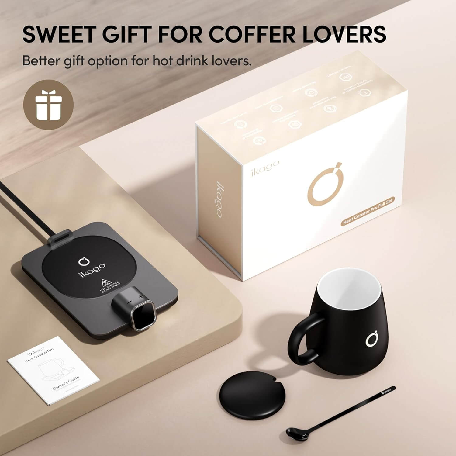 Smart Heated Coffee Mug Warmer & Mug Set (5)