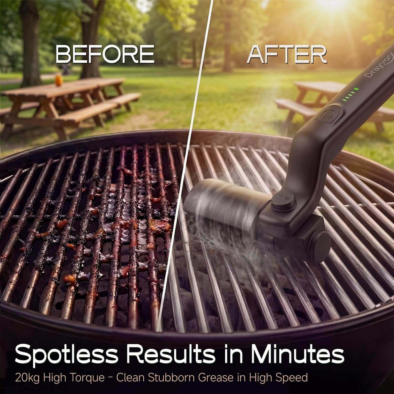 Electric Grill Brush, High Torqu_1